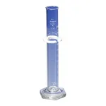 Merck Pyrex class A serialized/certified single metric scale graduated cylinder