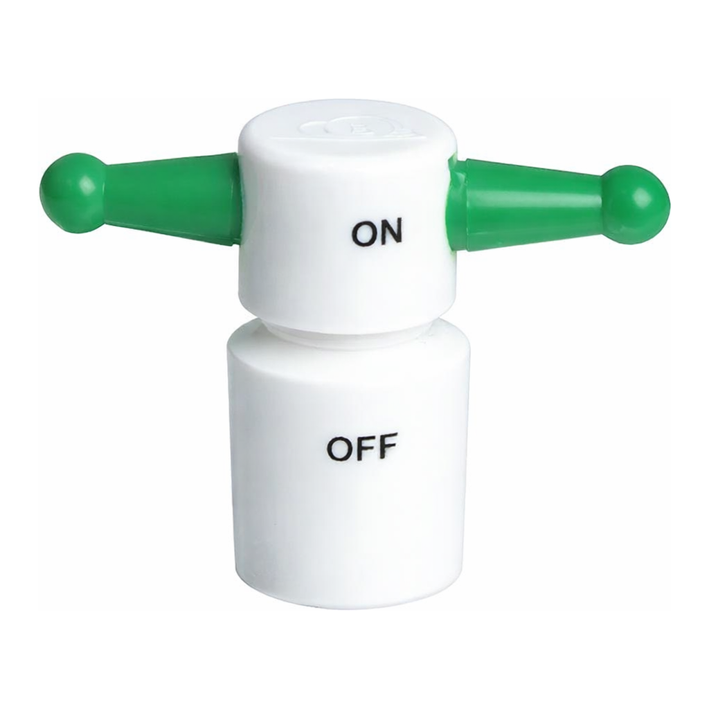 Merck Pyrex PTFE key-hole stopper, color-coded