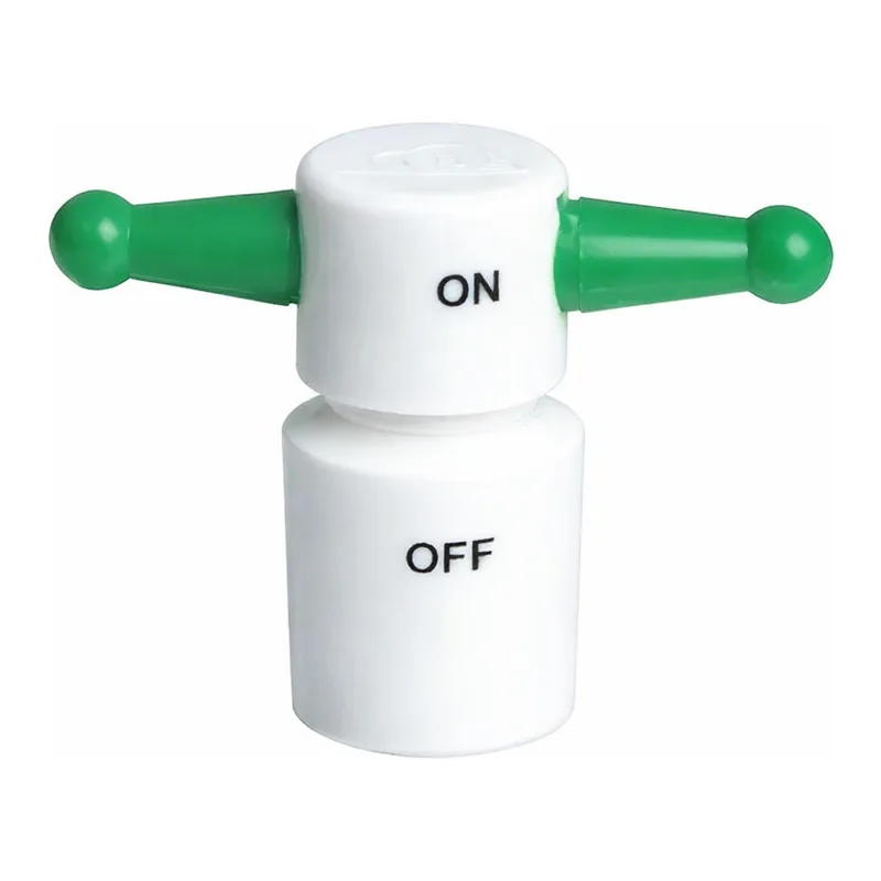 Merck Pyrex PTFE key-hole stopper, color-coded