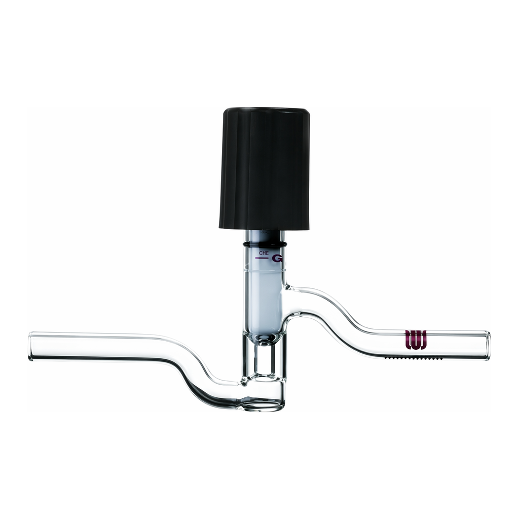Merck Synthware 180 degree high vacuum valve with protected o-rings