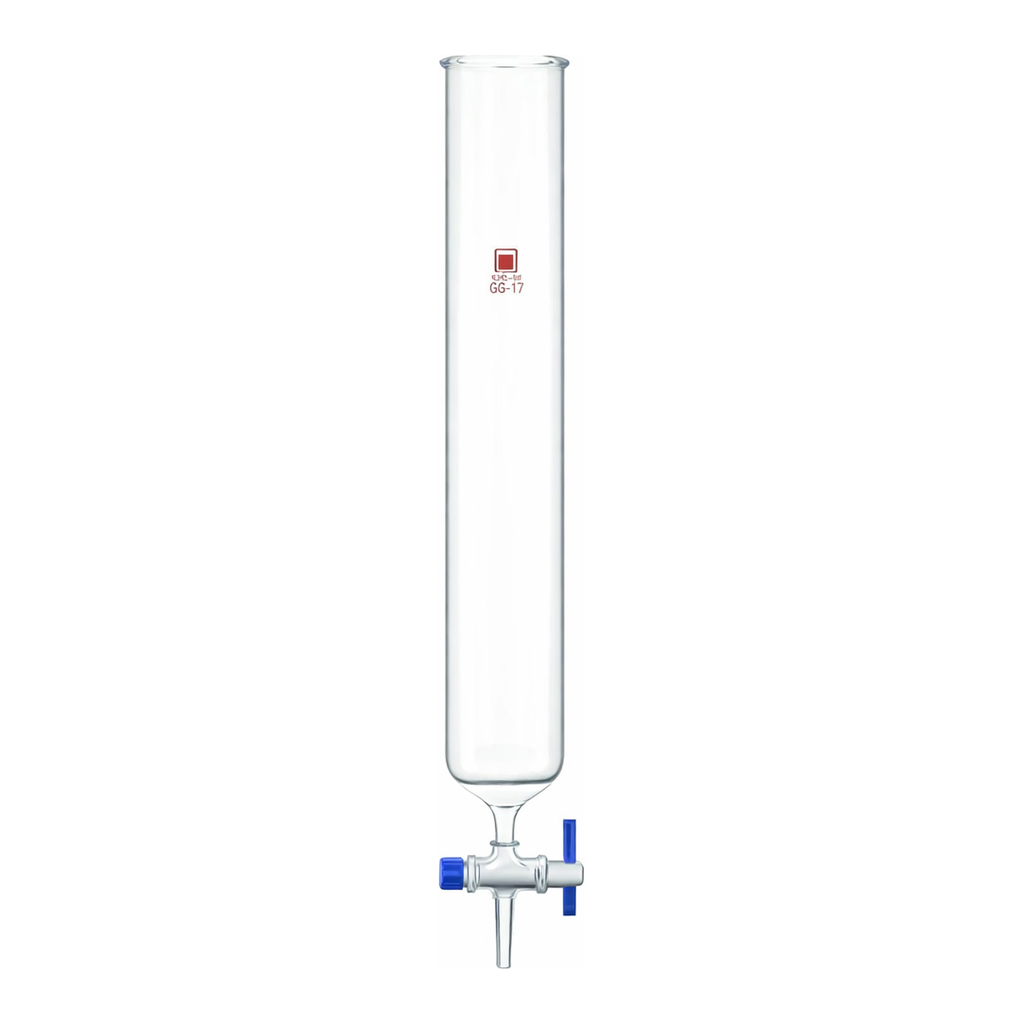 Merck Synthware chromatography column with PTFE stopcock and coarse frit