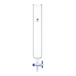 Merck Synthware chromatography column with PTFE stopcock and coarse frit