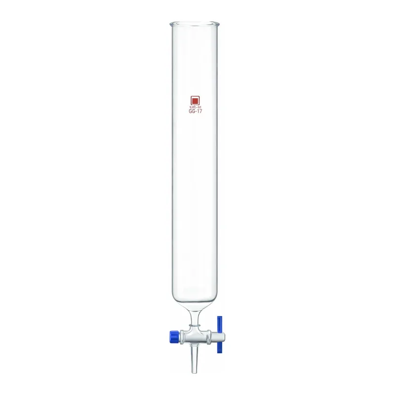 Merck Synthware chromatography column with PTFE stopcock and coarse frit