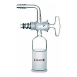 Merck Synthware 90 degree vacuum adapter with glass stopcock