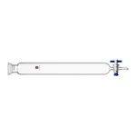 Merck Synthware chromatography column with with spherical joint and PTFE stopcock