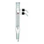 Merck Synthware coil-style reflux condenser with removable hose connections
