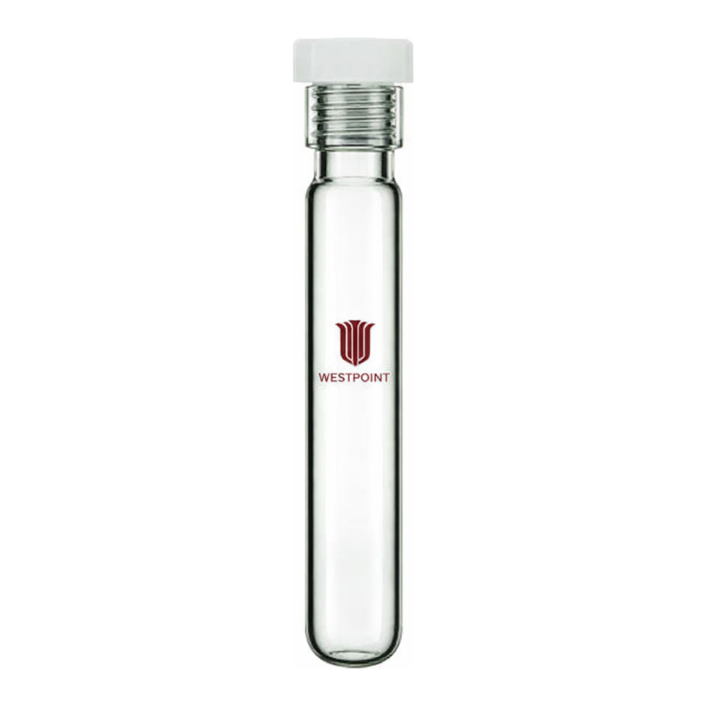 Merck Synthware cylindrical pressure vessel, heavy wall