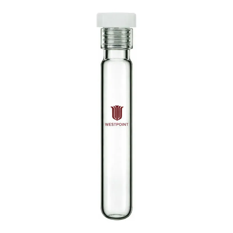 Merck Synthware cylindrical pressure vessel, heavy wall