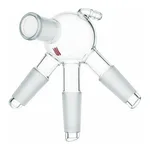 Merck Synthware distillation distribution adapter with vacuum hose connection