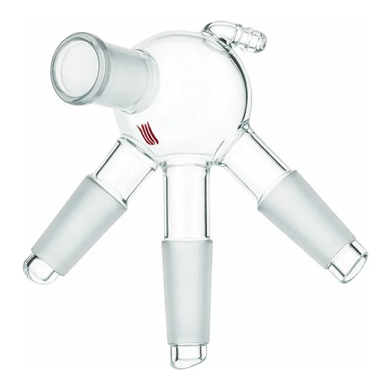 Merck Synthware distillation distribution adapter with vacuum hose connection