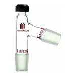 Merck Synthware distilling adapter with compression cap