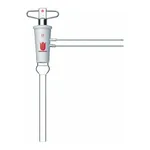 Merck Synthware high vacuum 90 degree stopcock with hollow plug