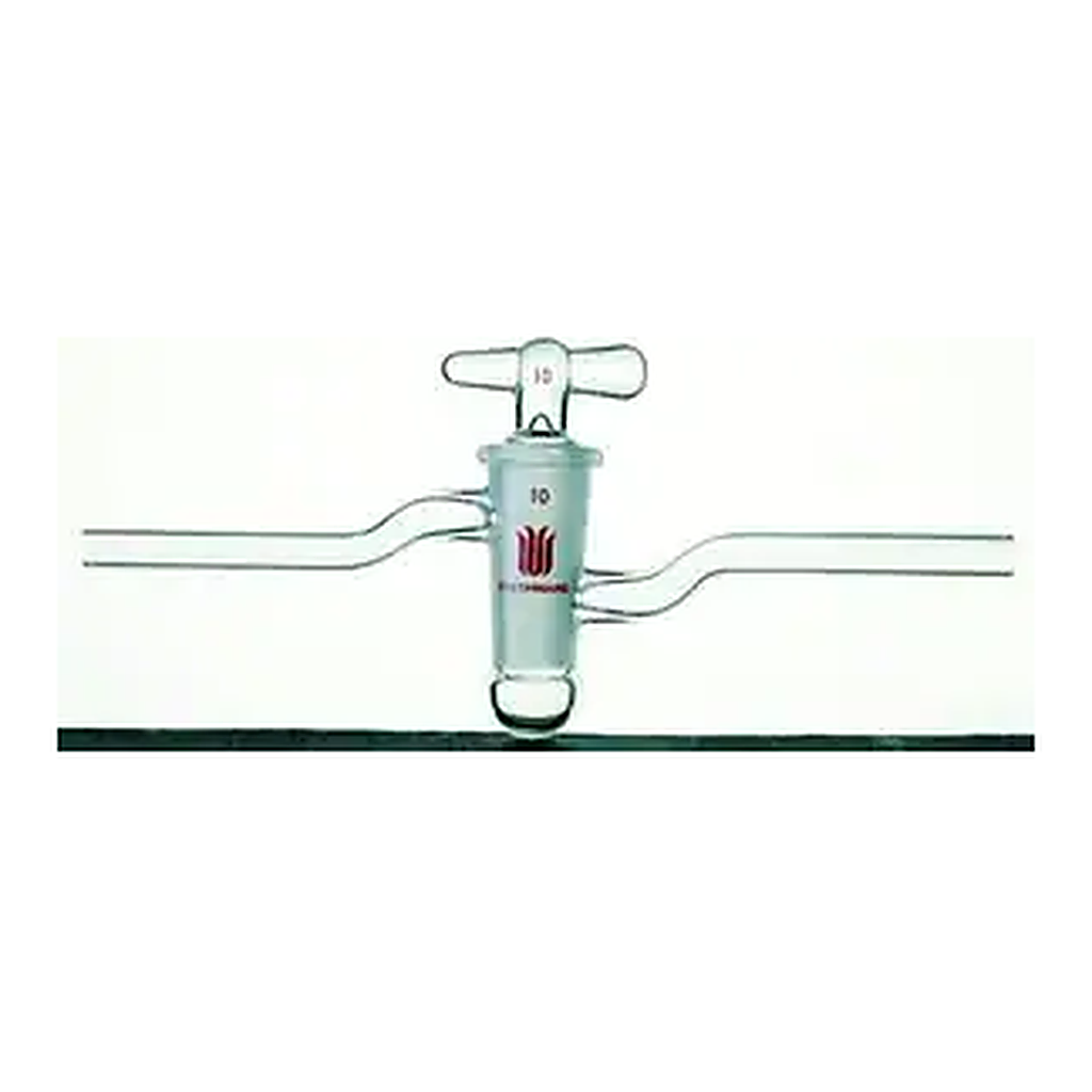 Merck Synthware high vacuum oblique glass stopcock