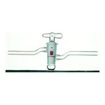 Merck Synthware high vacuum oblique glass stopcock