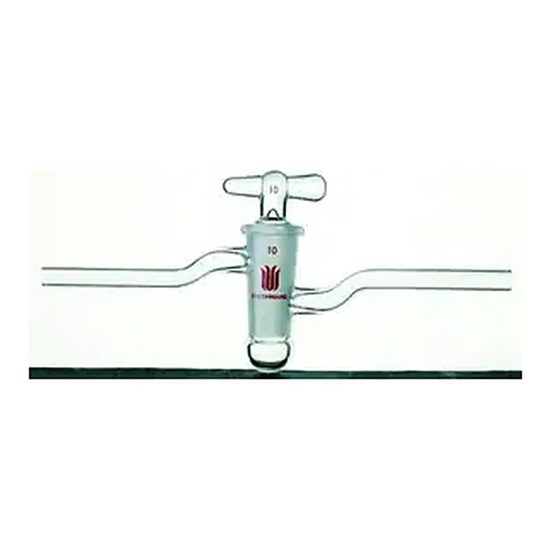Merck Synthware high vacuum oblique glass stopcock