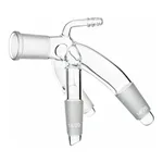 Merck Synthware distilling receiver with hose connection