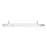 Merck Synthware Liebig condenser with 8 mm OD hose connections