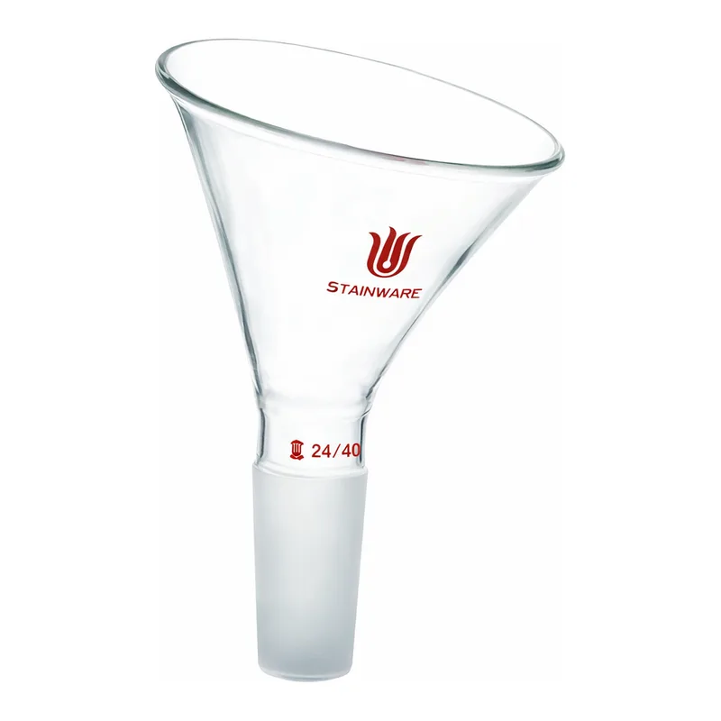 Merck Synthware powder funnel with 60 degree offset