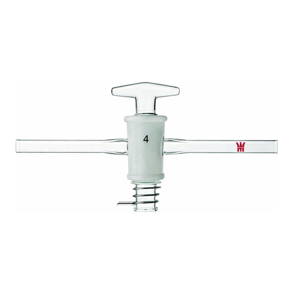 Merck Synthware straight bore glass stopcock