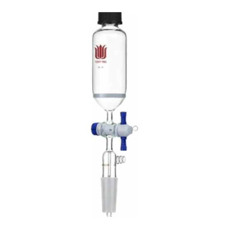 Merck Synthware synthesis vessel with lower joint and PTFE T-bore stopcock