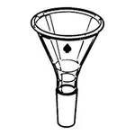 Merck ACE heavy-wall powder funnels