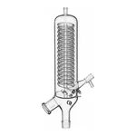 Merck Ace rotary evaporator condenser complete `V` assembly