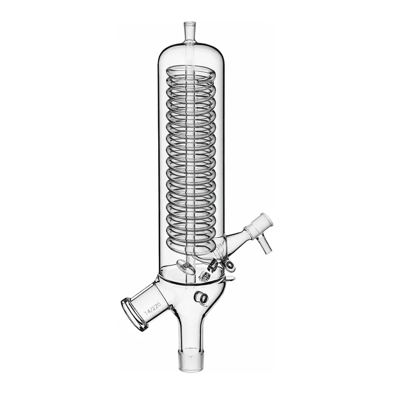 Merck Ace rotary evaporator condenser complete `V` assembly