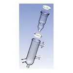 Merck Ace rotary evaporator condenser complete `C` assembly