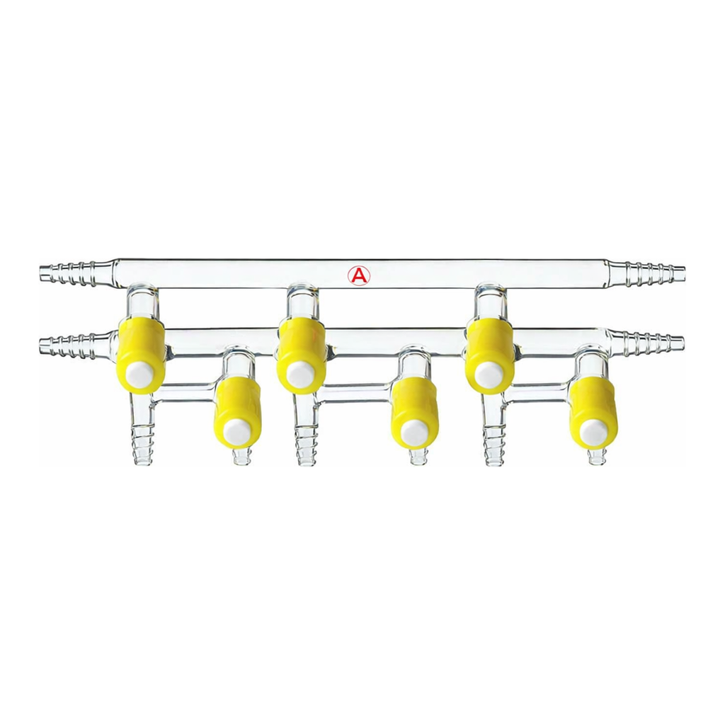 Merck Aldrich dual bank manifold with high-vacuum PTFE valves