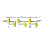 Merck Aldrich dual bank manifold with high-vacuum PTFE valves