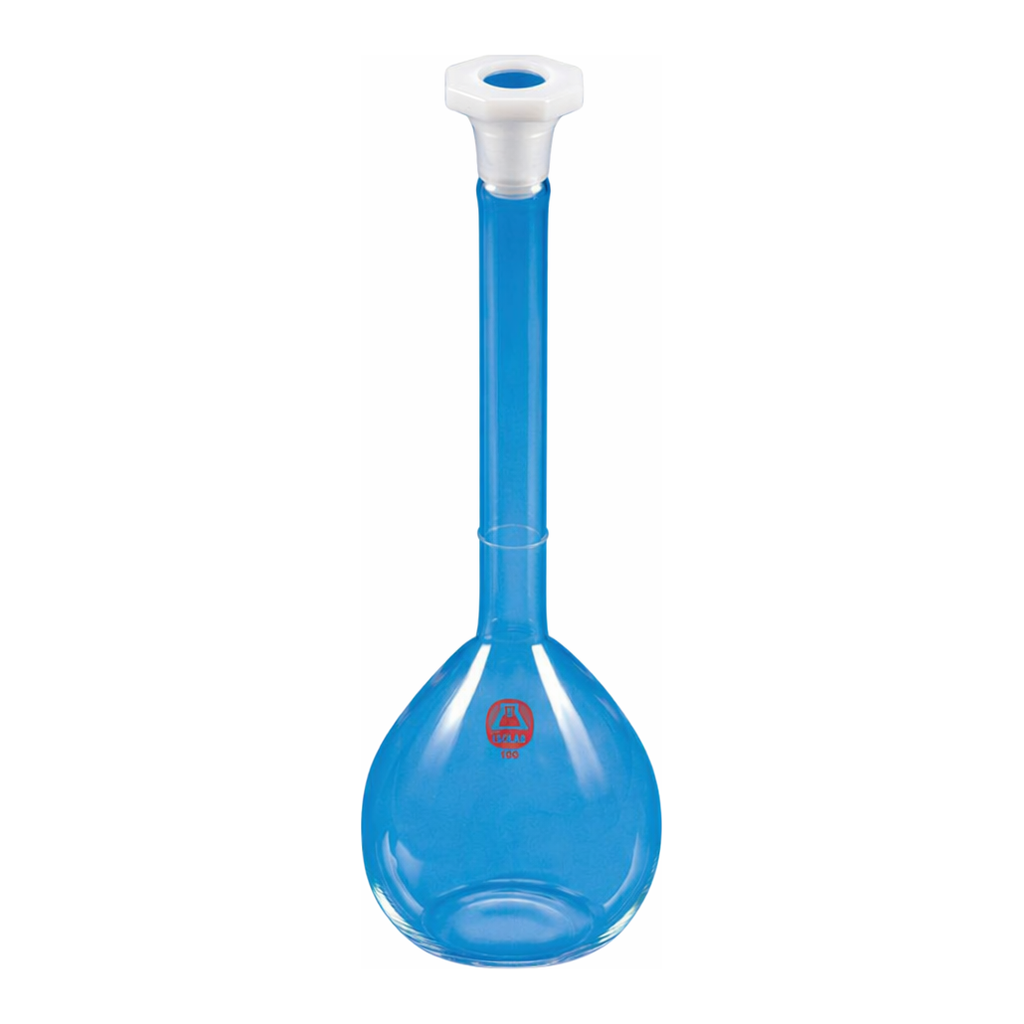 Merck Aldrich Essentials volumetric flask, class A, meets ASTM E288