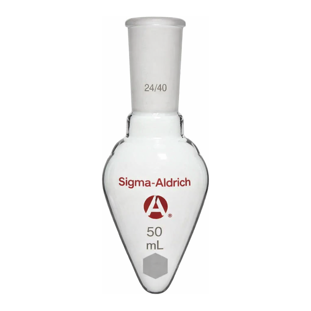 Merck Aldrich pear-shaped flask
