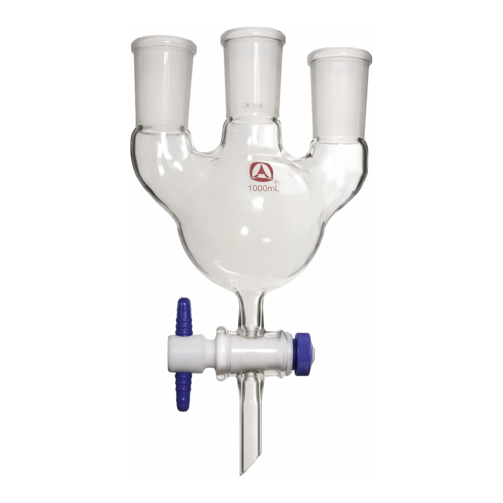 Merck Aldrich three-neck flask with bottom outlet