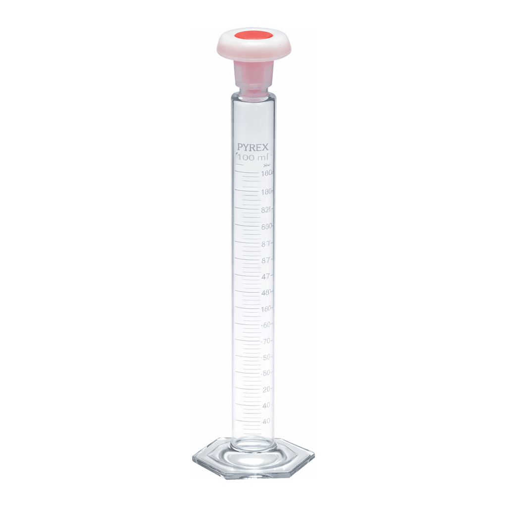 Merck Pyrex Mixing cylinder, class A, works certified