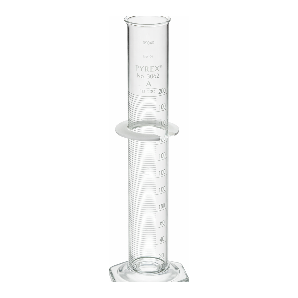Merck Pyrex class A serialized/certified single metric scale graduated cylinder