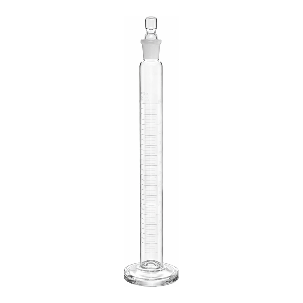 Merck Pyrex graduated cylinders with Pyrex stopper