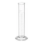 Merck Pyrex single metric scale graduated cylinder, calibrated to deliver