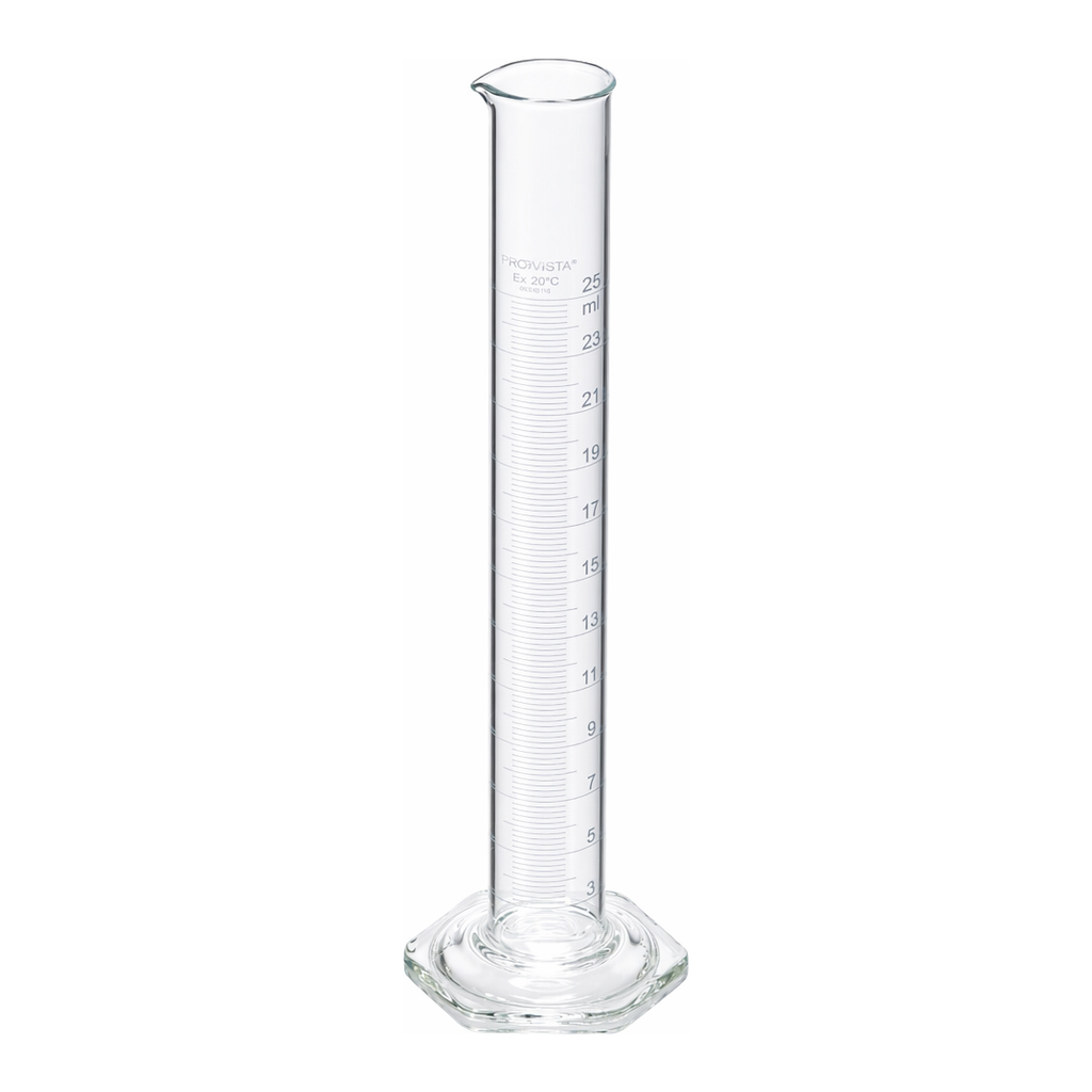 Merck Pyrex VISTA graduated cylinder, to contain