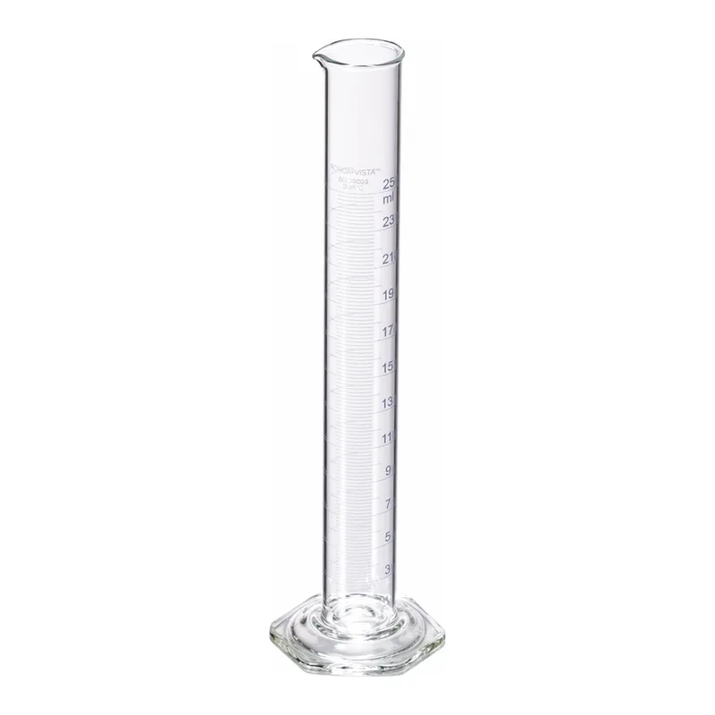 Merck Pyrex VISTA graduated cylinder, to deliver