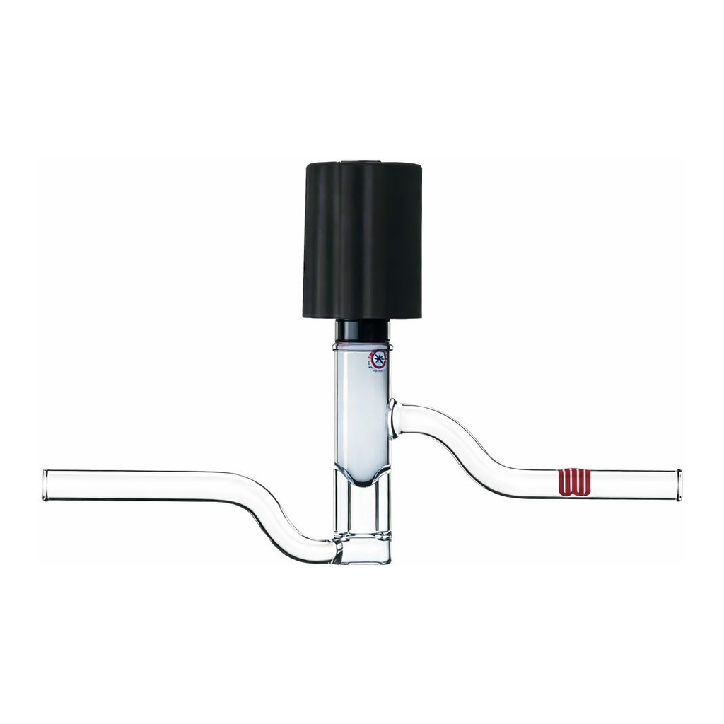 Merck Synthware 180 degree high vacuum valve with protected o-rings