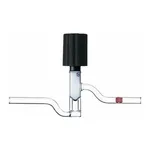 Merck Synthware 180 degree high vacuum valve with protected o-rings