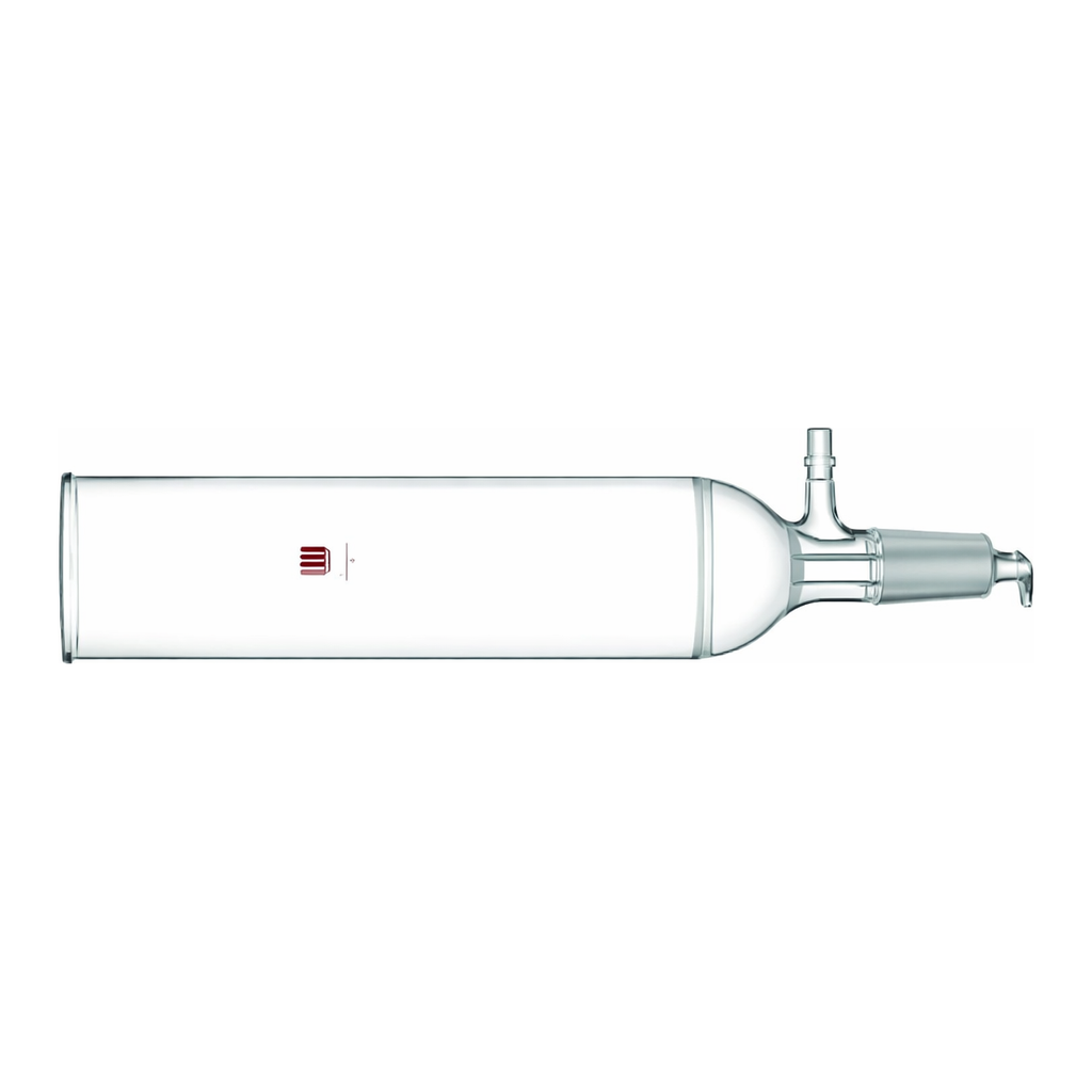 Merck Synthware chromatography column with vacuum connection and fritted disk