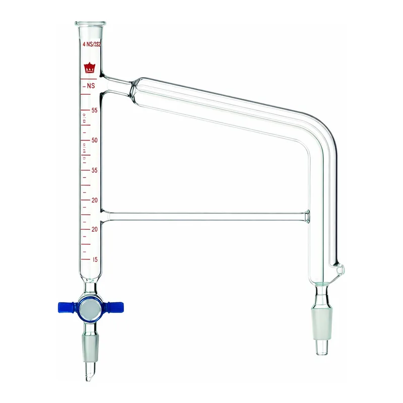 Merck Synthware Dean Stark distillation receiver with vacuum jacketed uptake tube