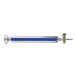 Merck Synthware chromatography column with with spherical joint, PTFE stopcock and coarse frit