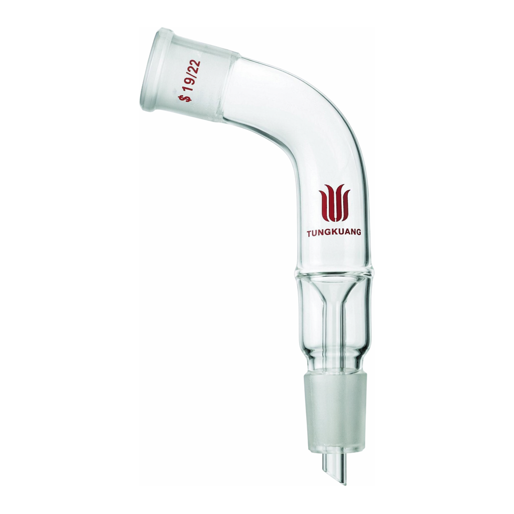 Merck Synthware distilling adapter with 105 degree bend