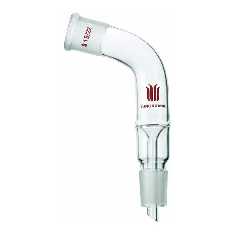Merck Synthware distilling adapter with 105 degree bend