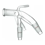 Merck Synthware distilling receiver with hose connection
