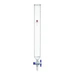 Merck Synthware chromatography column with PTFE stopcock and coarse frit