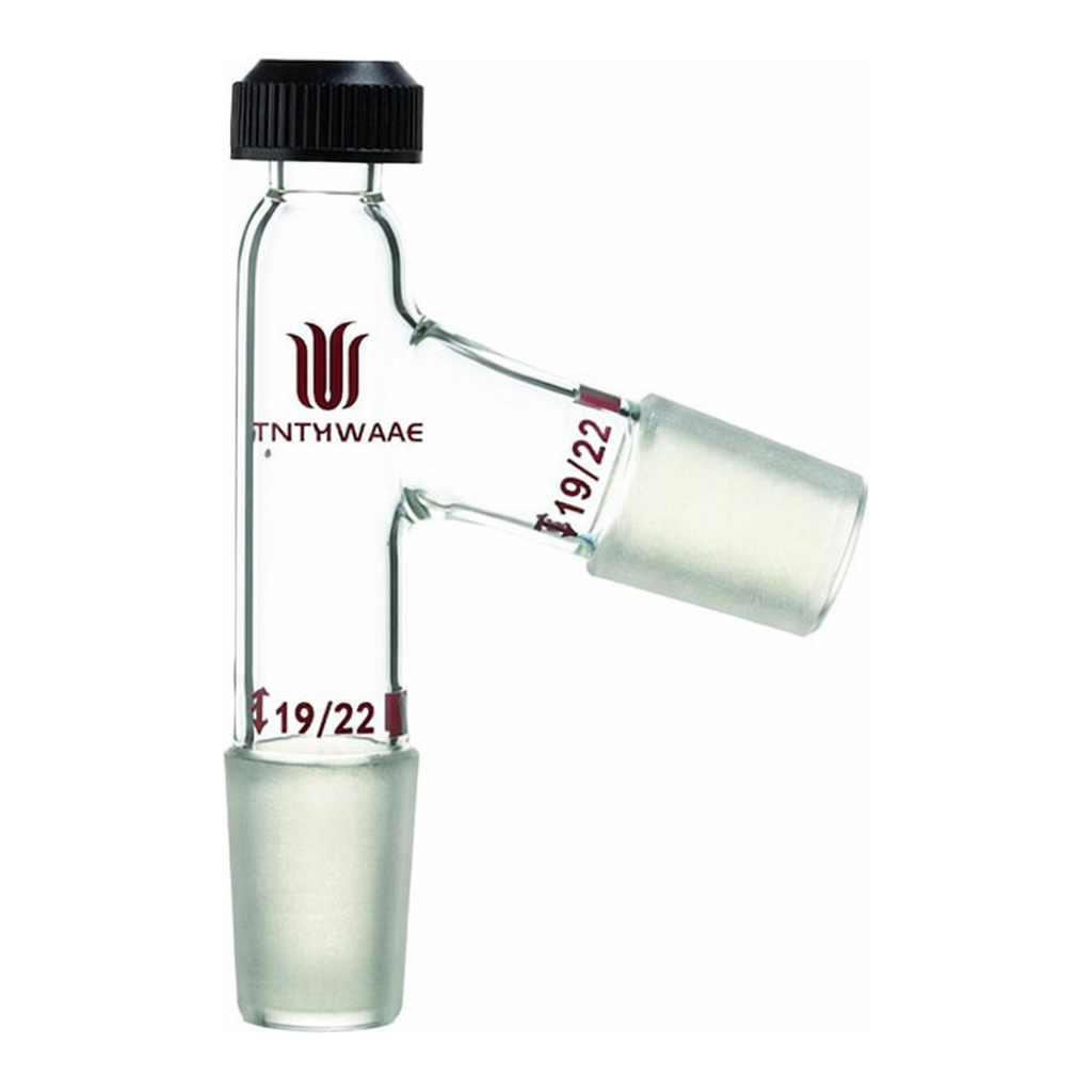 Merck Synthware distilling adapter with compression cap