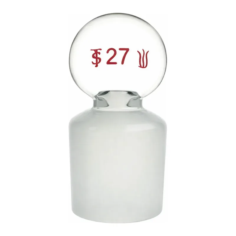 Merck Synthware flask length pennyhead stopper, solid